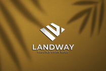 LW letter land logo design Screenshot 3