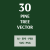 pine-tree-vector-30-elements-3-logo-templates