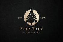 Pine Tree Vector - 30 Elements - 3 Logo Templates Screenshot 5