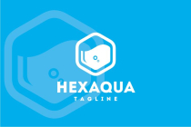 Hexaqua Logo Template Screenshot 2