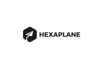 Hexagon Plane Logo Template Screenshot 4