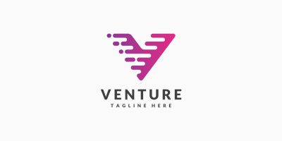 Venture Letter V Logo