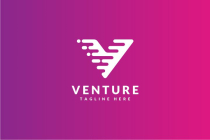 Venture Letter V Logo Screenshot 2