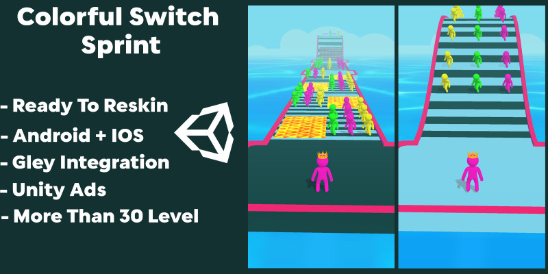 Colorful Switch Sprint - Unity Source Code