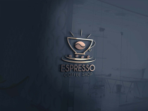 Cafe Logo Template Screenshot 1