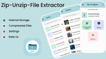 Zip Unzip File Extractor - Android Source Code Screenshot 1