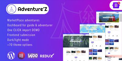 Adventure Z - Adventures Marketplace WordPress