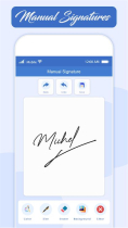 Electronic Signature Maker - Android App Template Screenshot 3