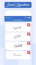 Electronic Signature Maker - Android App Template Screenshot 4