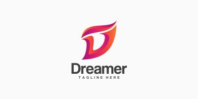 Dreamer Letter D Logo