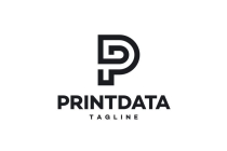 Print Data Letter P Logo Screenshot 3