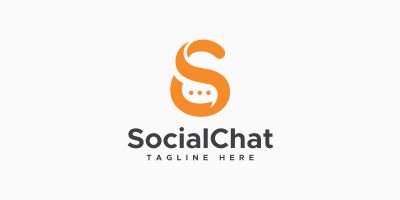 Social Chat Letter S Logo