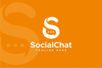 Social Chat Letter S Logo Screenshot 2