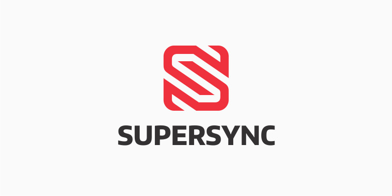 Super Sync Letter S Logo