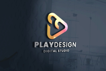 Play Design Digital Agency Pro Logo Screenshot 1