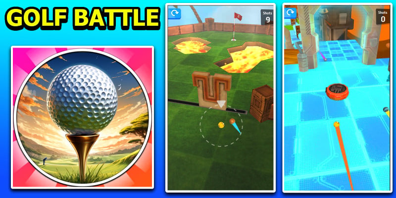 Golf Battle 3D Unity Game Source Code