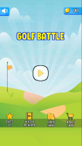 Golf Battle 3D Unity Game Source Code Screenshot 1
