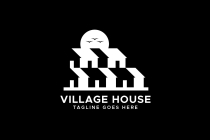 Village House Town Logo Design Template Screenshot 2