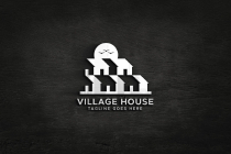 Village House Town Logo Design Template Screenshot 3