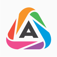 Alpha Media Letter A Logo