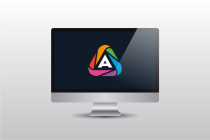 Alpha Media Letter A Logo Screenshot 4
