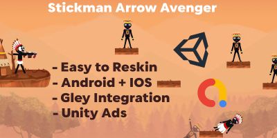 Stickman Arrow Avenger - Unity Template