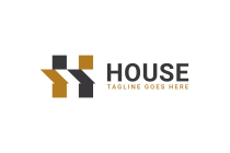 House H letter Logo Template Screenshot 2