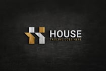 House H letter Logo Template Screenshot 4