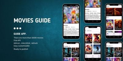 Movies Guide - Flutter UI Kit