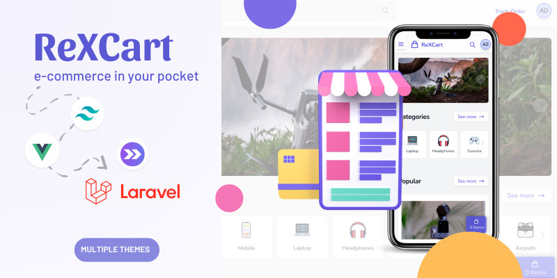 ReXCart - Laravel Single Vendor Ecommerce Solution