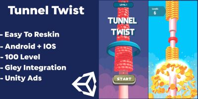 Tunnel Twist - Unity Source Code