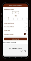 Quick Password Generator - Android App Source Code Screenshot 8