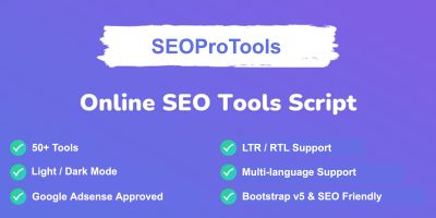 SEOProTools - Online SEO Tools Script