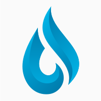 Flame Drop Logo Template