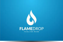Flame Drop Logo Template Screenshot 3
