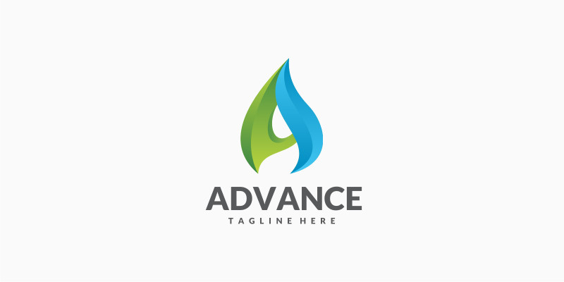 Advance Letter A Logo Template