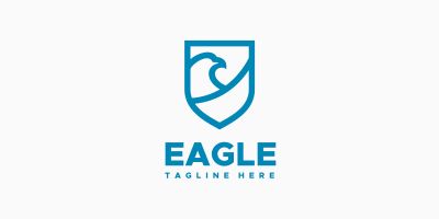 Eagle Shield Logo Template