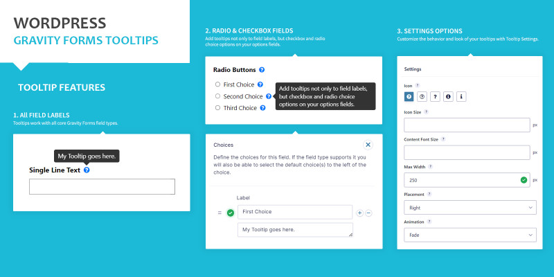 Gravity Forms Tooltips - WordPress