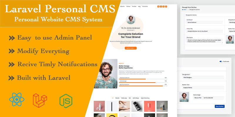Developer Profile CMS System