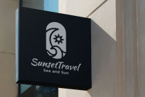Sunset Travel Agent Logo v.1 Screenshot 1