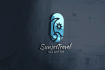Sunset Travel Agent Logo v.1 Screenshot 2