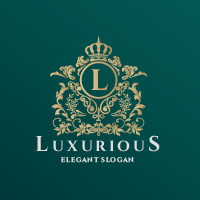 Luxurious Elegant Letter L Logo