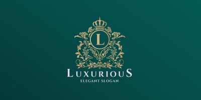 Luxurious Elegant Letter L Logo