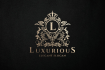 Luxurious Elegant Letter L Logo Screenshot 2