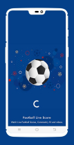 Soccer Live Scores - Android App Source Code Screenshot 1