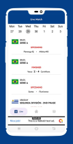 Soccer Live Scores - Android App Source Code Screenshot 3