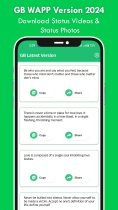 GB WhatsApp  Android App Template Screenshot 4