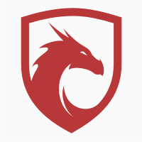 Dragon Shield Vector Logo