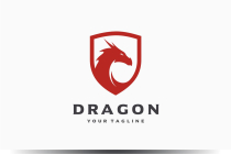 Dragon Shield Vector Logo Screenshot 2