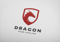 Dragon Shield Vector Logo Screenshot 5